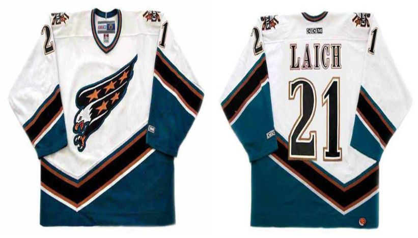 2019 Men Washington Capitals #21 white Laich CCM NHL jerseys